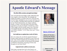 Tablet Screenshot of edwardtheapostle.org